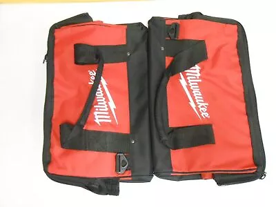 Milwaukee 17-Inch 6-Pocket Heavy Duty Canvas Industrial Carrying Tool Bag (2) • $35.99