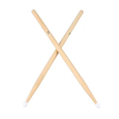 2 Pairs Drum Sticks Maple Wood 7A Nylon Tip Drumsticks Percussion NIU • $17.72