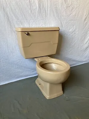 Vintage Autumn Brown Tan Porcelain Toilet Old Kohler Bathroom We Ship 561-23E • $795
