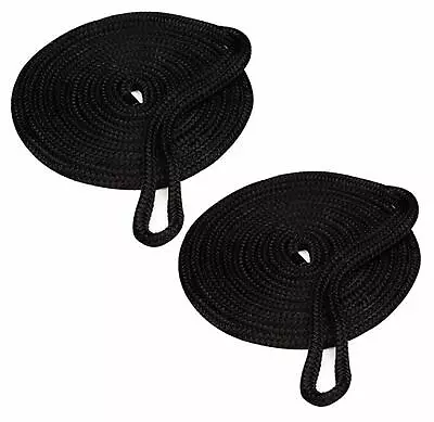 2 Pack 3/4 Inch 25 FT Double Braid Nylon Rope Dock Line Boat Marine Mooring Rope • $42.99