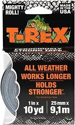 T Rex Tape Ferociously Strong Waterproof Graphite Grey Tape 25mm X 9.14m • £5.90