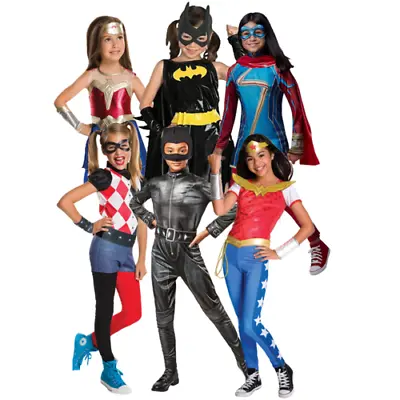 Girls Superhero Fancy Dress Childrens Childs Movie Book Character Kids Costume • £15.99