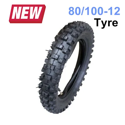 80/100-12 3.00- 12  Inch Rear Knobby Tyre Tire + Tube PIT PRO Trail Dirt Bike • $44.95