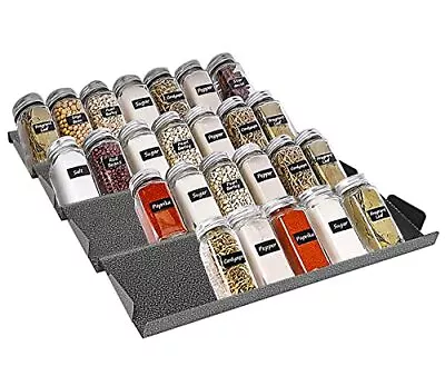 Foozet Spice Drawer Organizer For Kitchen Adjustable Expandable Spice Rack  • $24.37