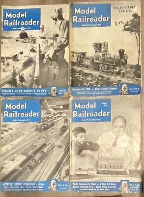 Model Railroader Magazines Lot Of 32 Issues 1950-1955 • $24.99