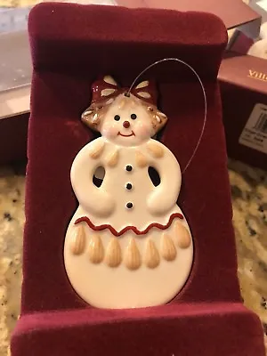 Villeroy & Boch GINGER Frosty Girl Ornament • $12