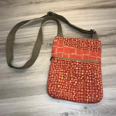 Maruca Handmade In USA Crossbody Pocket Bag Pattern Red • $27.67