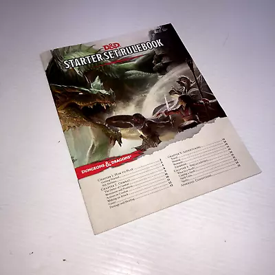 D&D Dungeons & Dragons STARTER SET RULEBOOK • $8.75