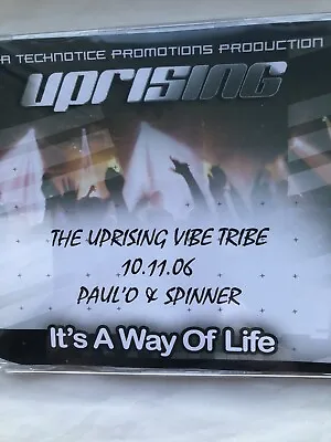 Uprising Vibe Tribe Reunion-10.11.06 Paul O & Spinner Cd • $12.45