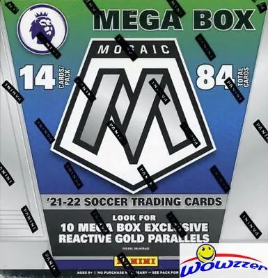 2021/22 Panini Mosaic Premier League Soccer EXCLUSIVE Factory Sealed MEGA Box • $29.95