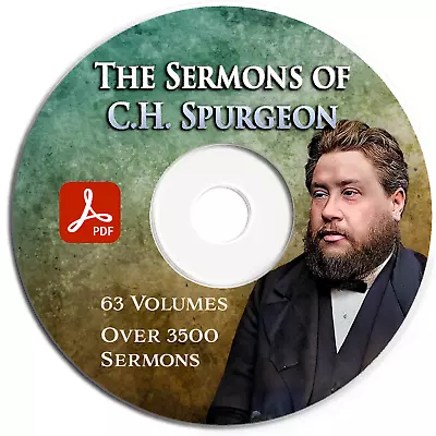 C H Spurgeon 3500+ Bible Sermons-Christian Church Preaching-Commentary-Study-CD • $9.98