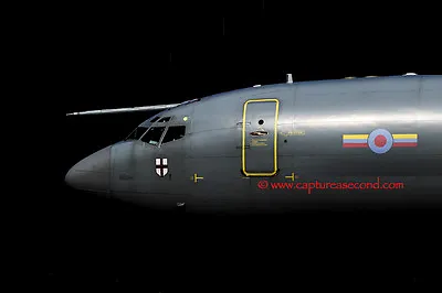 Original Boeing E3D Sentry ZH103 AWACS In The Shadows A4 Photograph Print • £10