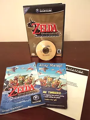 The Legend Of Zelda: The Wind Waker (Nintendo GameCube 2003) Black Label TESTED! • $84.95