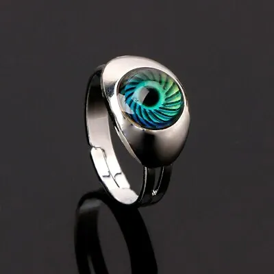 Magic Eye Shape Color Change Mood Ring Emotion Feeling Temperature Ring • $11.95