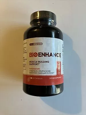 Muscle Building Support  BIOENHANCE Dietary Supplement 60 Capsules NEW Sealed  • $14.95