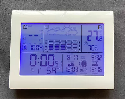 £9.25 • Buy Auriol 4-LD5009-2 Weather Station Alarm Up Pressure Humidity Temperature