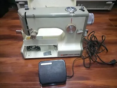 Vintage Sears Kenmore 158.10400 1040 Portable Sewing Machine W/Hard Rose Case • $350