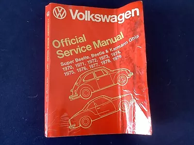 $12.50 • Buy Bentley Publishers Volkswagen Ghia Service Manual Super Beetle 1970 - 1979