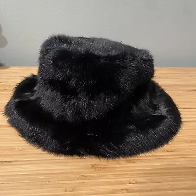 Vintage Marcus Adler Genuine Rabbit Fur Hat Black • $39.98