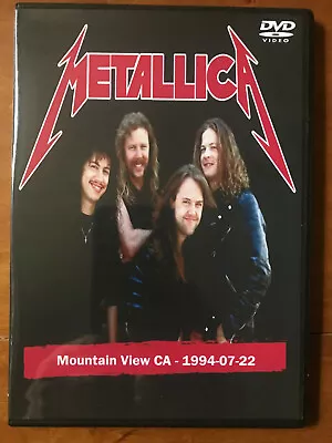 Metallica - Live In Mountain View 1994 DVD • $13