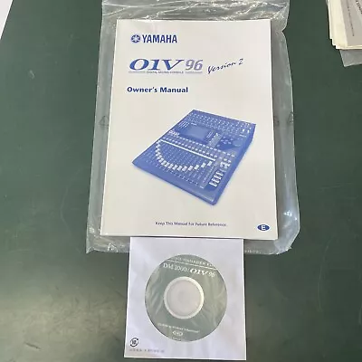 Yamaha 01V96 V 2 Digital Recording Mixer Mixing Console Manual And CD • $49.99