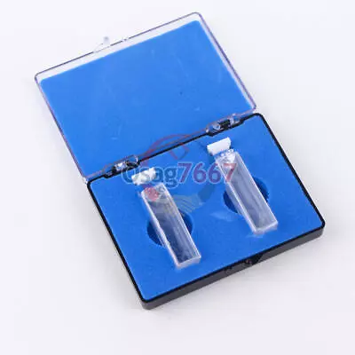 ONE STANDARD JGS1 QUARTZ CUVETTES CUVETTE CELL OPEN TOP WITH LID 10mm 3.5ml U51 • $7.67