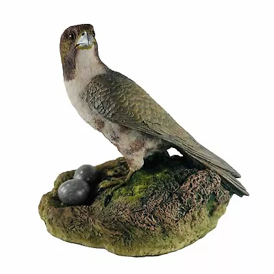 Falcon Bird Prey Figurine Nesting Eggs Border Fine Arts 1980s  • £70