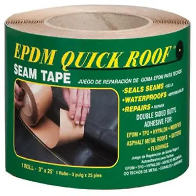 Cofair Products BST325 3 In. X 25 Ft. Self Adhesive EPDM Rubber Seam Tape • $37.19