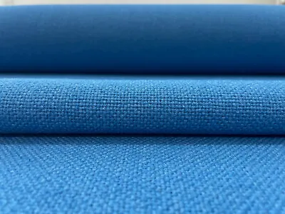 2.25 Yd Maharam Kvadrat Hallingdal 723 Blue Woven Wool Upholstery Fabric • $72