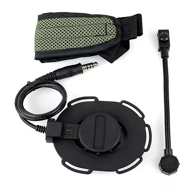 46-60dB Airsoft Mic Boom Z Tactical Radio Earpiece Headset For Bowman Elite II K • £24.71