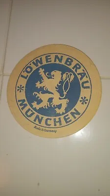 Vintage Lowenbrau Beer Coaster Munich Germany German Munchen • $4.99