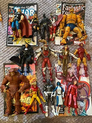 Marvel Legends Figures. Sasquatch Ms. Marvel The Thing Punisher And More. • £12