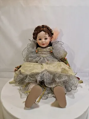 Mundia Porcelain 20 Inch Doll By Christine Et Cecile Circa 1997 • $199