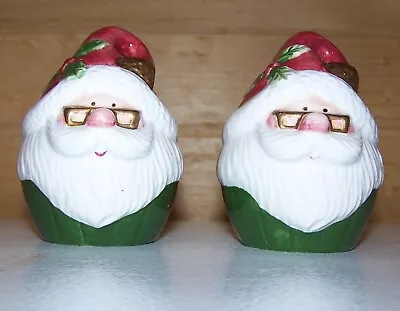 $4.95 • Buy Vintage OCI Christmas Santa Claus Head  Salt & Pepper Shakers