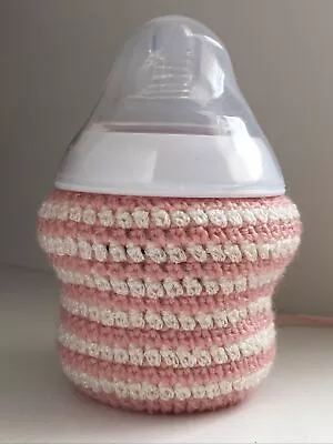 £2.99 • Buy Crochet Baby Bottle Cover For Tommee Tippee 5oz/ 150ml Bottle