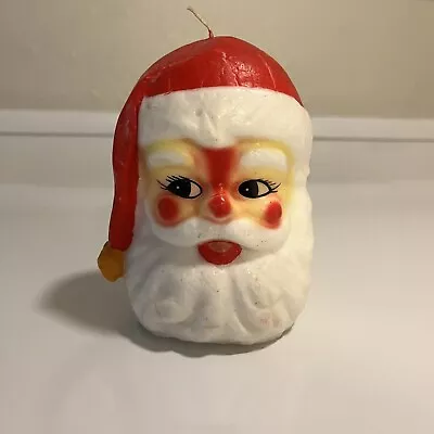 Vintage Gurley Santa Claus Head Christmas Candle Never Lit 7” • $29.95