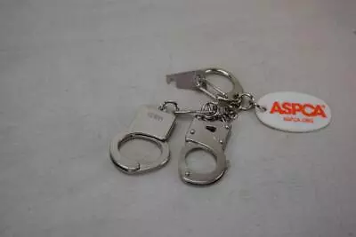 ASPCA Humane Law Enforcement Miniature Handcuffs Keychain W/Key • $7.99