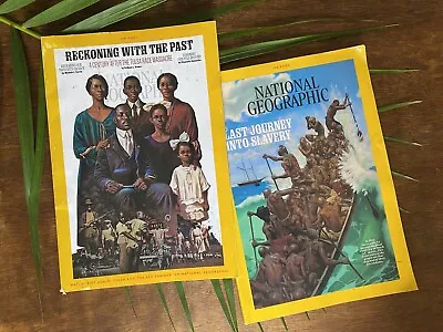 National Geographic Magazine Tulsa Race Jouney Slavery Kadir Nelson 2020 2021 • $15