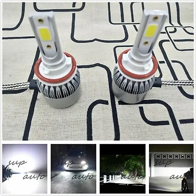 LED Bulbs Headlight H8 H9 H11 8000LM 6000K Super Bright White Kit Low Beam • $14.88