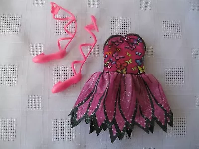 Vintage 2007 Barbie Magic Wings Mariposa Outfit & Shoes  Only • $15