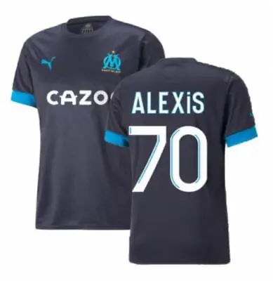 Alexis Sánchez Sanchez Olympique De Marseille Away 2023 Men's Jersey  • $30.99