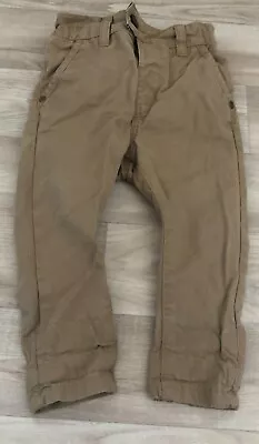 £6 • Buy Baby Boys Sand Coloured Next Chinos Size 9-12 Months