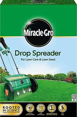 Miracle-Gro Garden DROP Spreader Lawn Grass Seed Feed Fertiliser Dispenser • £57.95