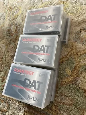 9 Pack Quantegy DAT R-124 Professional Studio Series  • $70