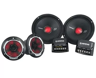 Pair Memphis Audio SRXP62CV2 SRX Pro 6.5  250w Component Car Speakers W/ LED NEW • $140