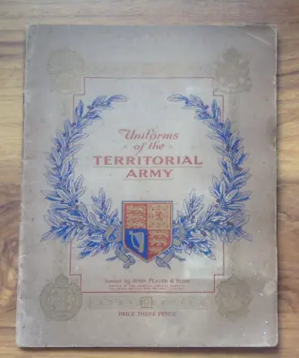 Uniforms Of The Territorial Army Vintage Player's Cigarette Cards And Album  • £10.34