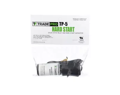 Tradepro TP-5 Hard Start 1/3HP-2HP • $18.95
