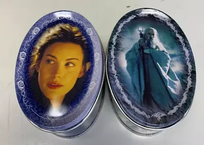 LOT OF 2 Lord Of The Rings Mini Tin's Applause Saruman/Arwen Fantasy Movies • £14.48