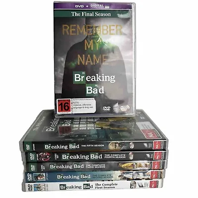 Breaking Bad Seasons 1-5 HBO TV Complete Series Bryan Cranston Crime Drama • $34.95