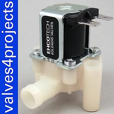 1/2  12VDC Hose Barb Electric Solenoid Valve Plastic Body Water 12-volt N/C • $13.99